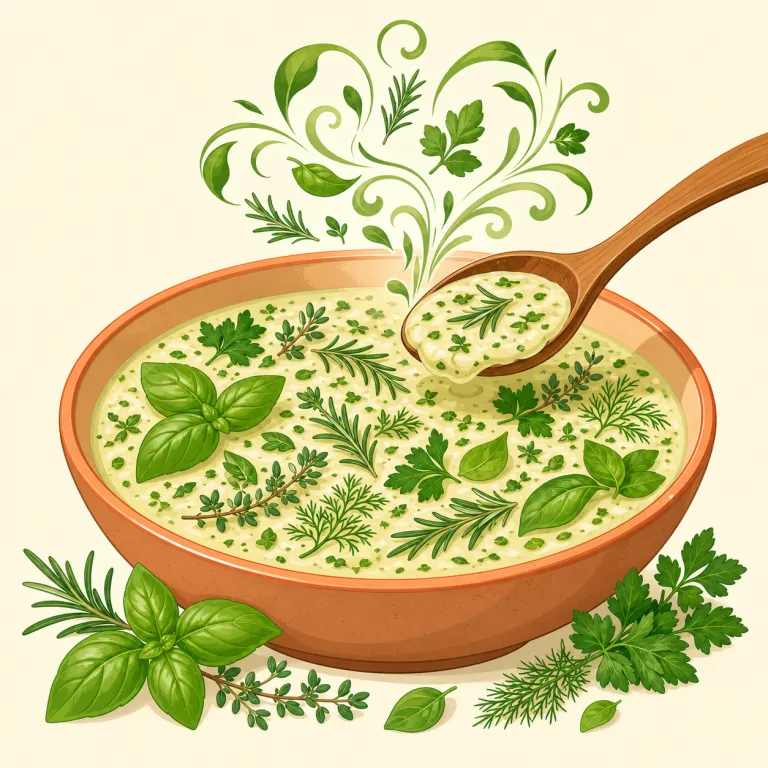 herby（ハーブ風味の・形容詞）の覚え方イラスト — herb（ハーブ）が分かれば、そのまま「ハーブっぽい」と取れる形