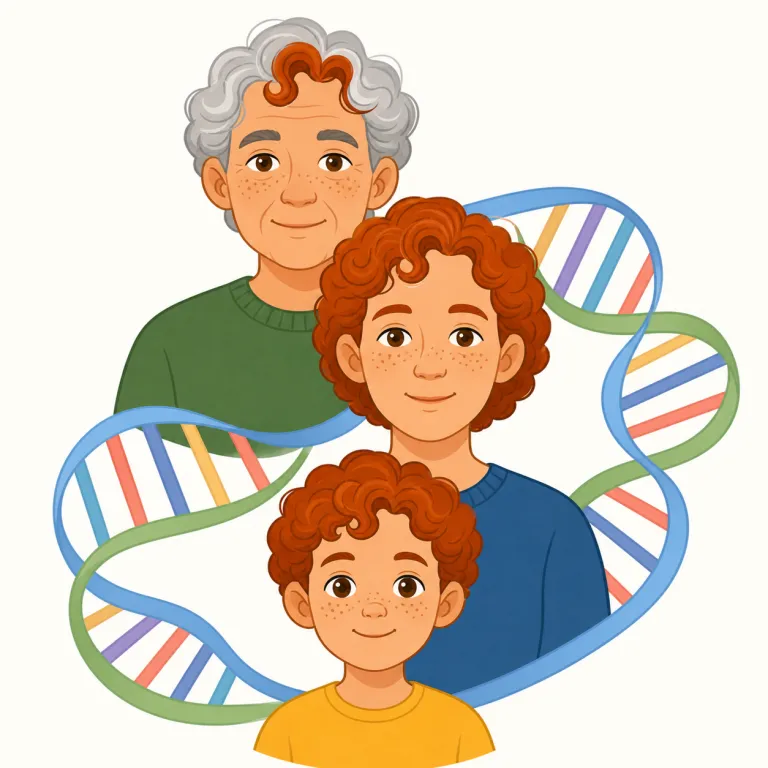 heritable（遺伝性の・形容詞）の覚え方イラスト — inherit を知っていると覚えやすい語です