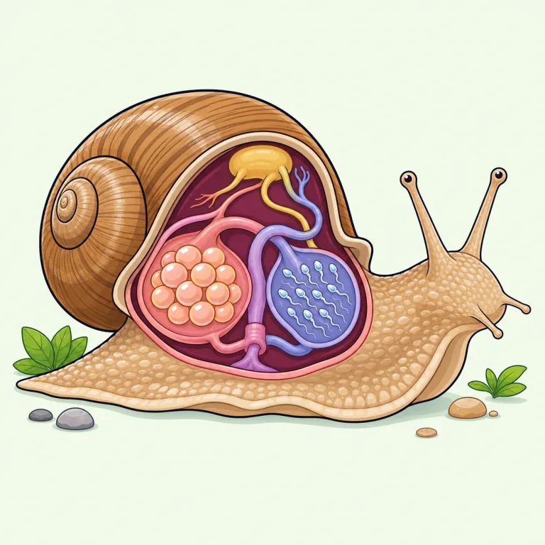 hermaphrodite（雌雄同体・名詞）の覚え方イラスト — 日常語というより、生物・医学で出会う専門語として覚えると定着しやすいです