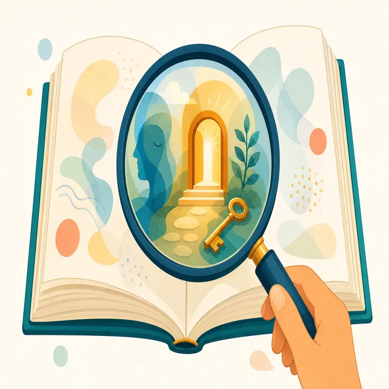 hermeneutic（解釈学的な・形容詞）の覚え方イラスト — hermeneutic は、まず simpler な interpret / interpretation を土台にして、「解釈をどう行うか」という一段抽象的な形容詞だと…
