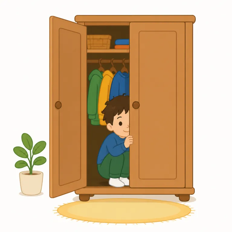 hidingの覚え方イラスト