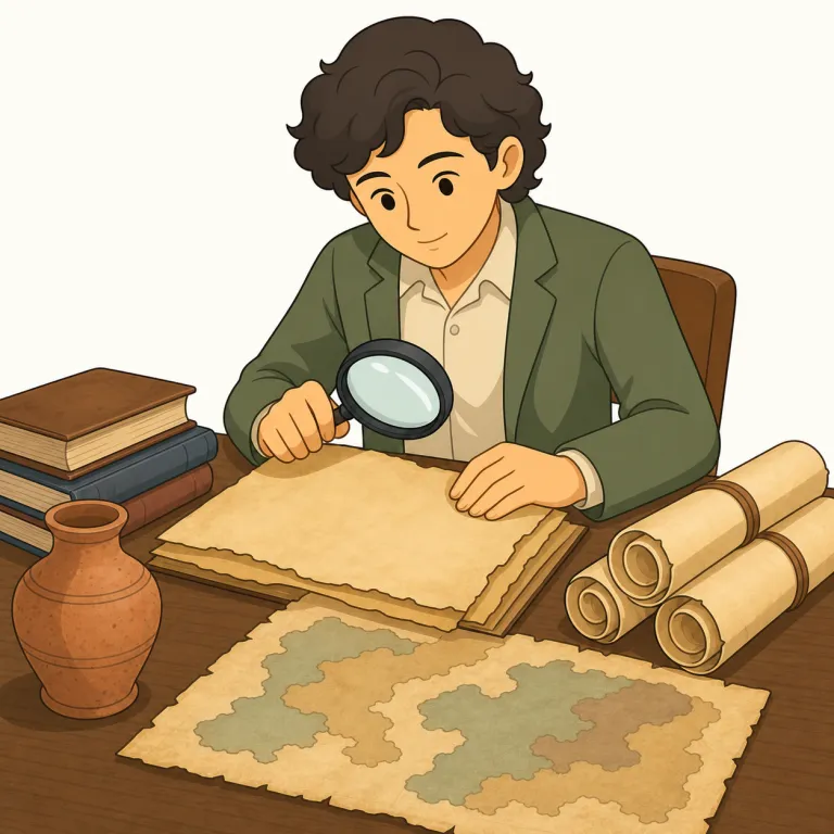 historian（歴史家・名詞）の覚え方イラスト — history を知っていれば覚えやすい語で、historian は「history を専門にする人」