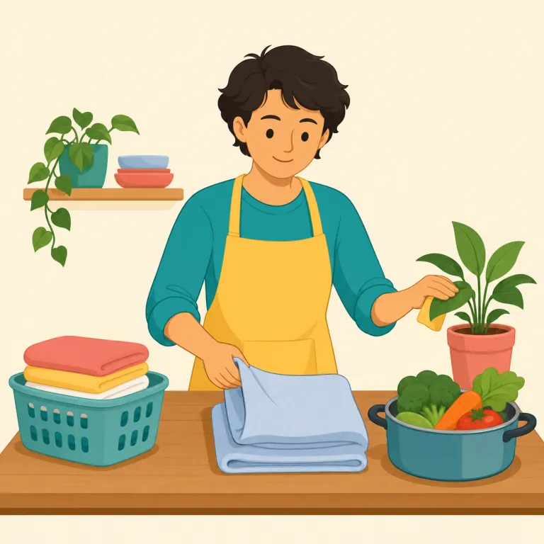 homemaker（家庭を運営する人・名詞）の覚え方イラスト