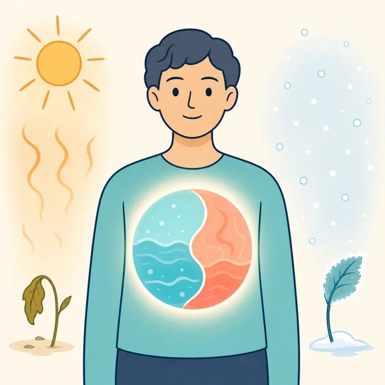 homeostasis（恒常性・名詞）の覚え方イラスト — homeostasis は homeo- を「同じ状態に」、-stasis を「止めて保つ」と分けると覚えやすい
