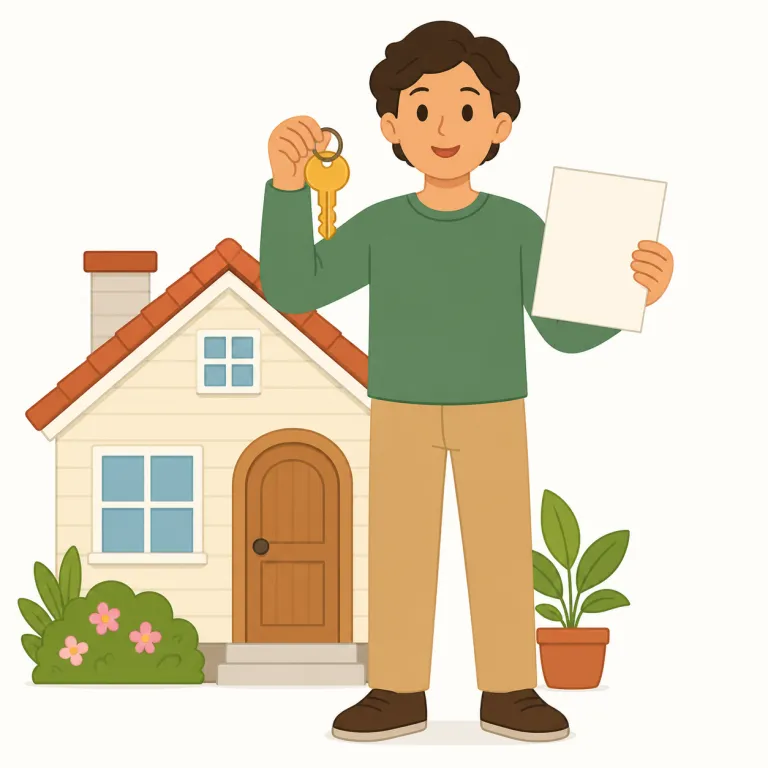 homeownerの覚え方イラスト