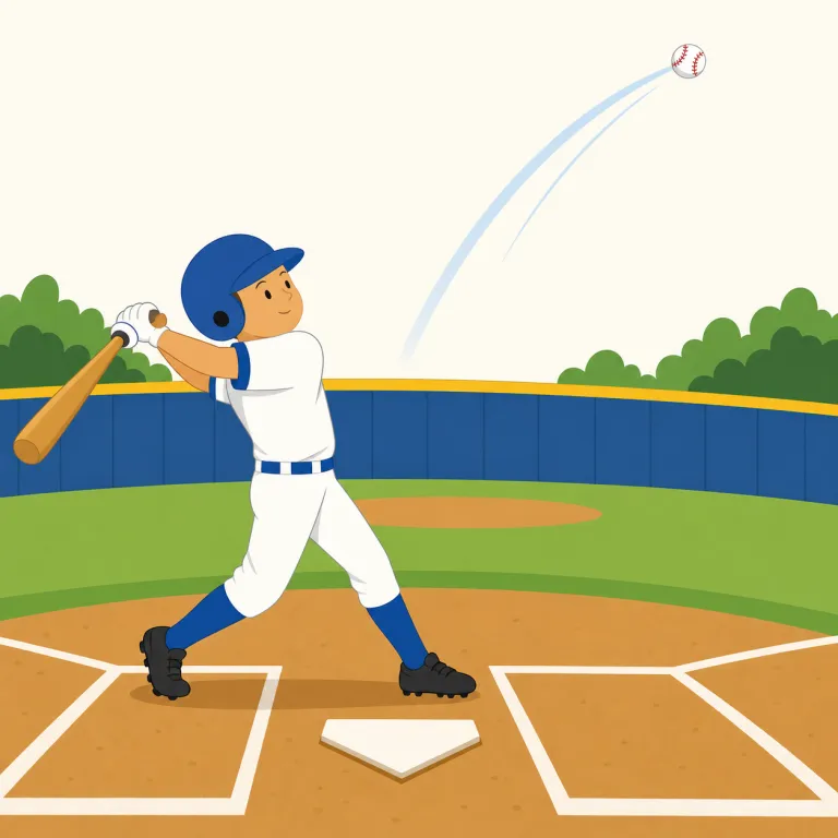 homer（本塁打・名詞）の覚え方イラスト — 野球文脈の homer は、home run を短くくだけて言う名詞だと覚えるのが基本です