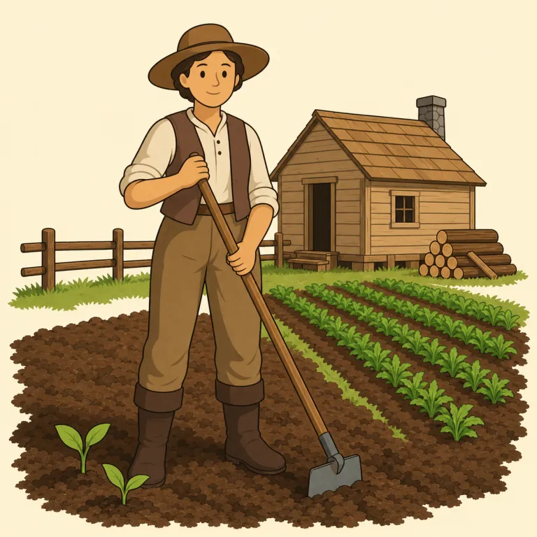 homesteader（開拓農民・名詞）の覚え方イラスト — home が見えるので、まず「どこかに住む人」ではなく「自分の家を構えて根を下ろす人」と結びつけると残りやすいです