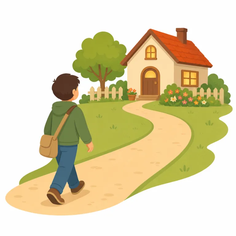 homeward（家へ向かって・副詞）の覚え方イラスト — gain は「得る」、re- は「再び」なので、regain は「一度失った状態をもう一度得る」と考えると覚えやすいです