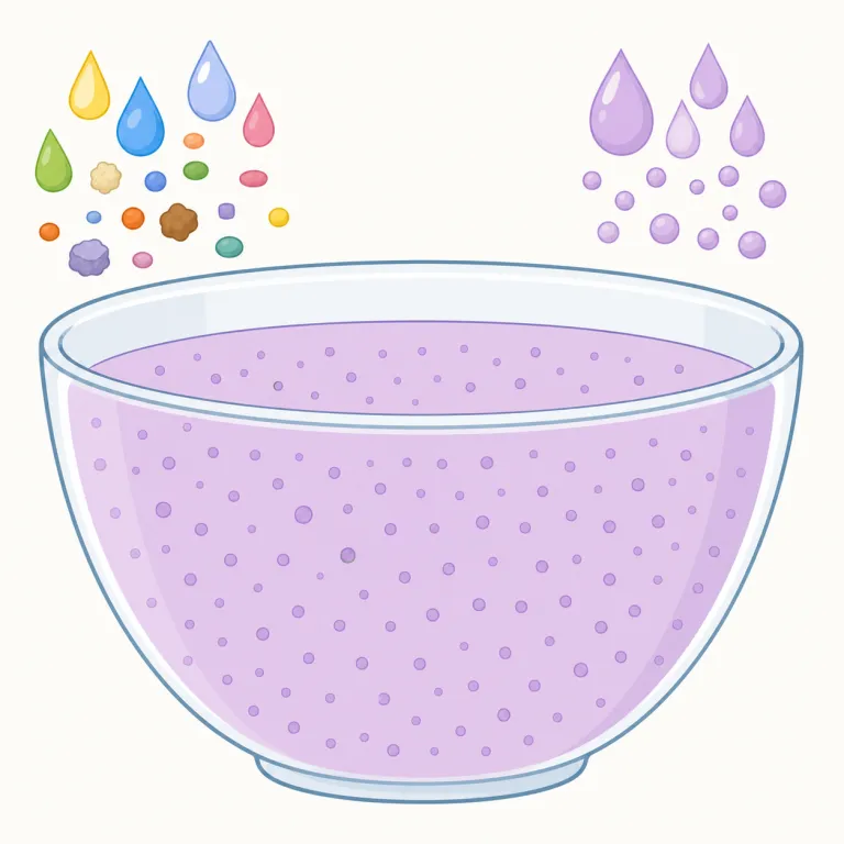 homogenization（均質化・名詞）の覚え方イラスト — まず `homogeneous`（均一な）を知っていると覚えやすい語です