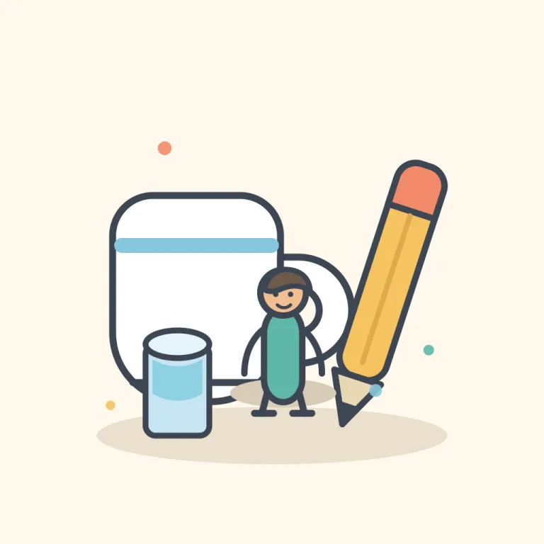 homunculus（ホムンクルス・名詞）の覚え方イラスト — homunculus は、錬金術やファンタジーで語られる「人工的に作られた小さな人型存在」を指す語として覚えます