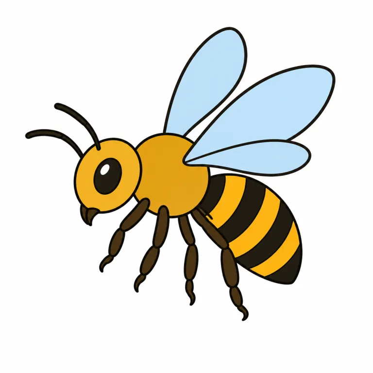 honeybee（ミツバチ・noun）の覚え方イラスト