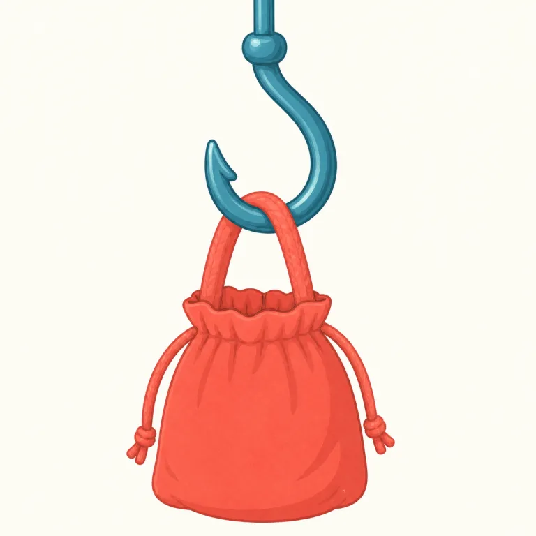 hook（かぎ、フック・名詞）の覚え方イラスト — 名詞の hook は、まず形を思い浮かべるのが近道です