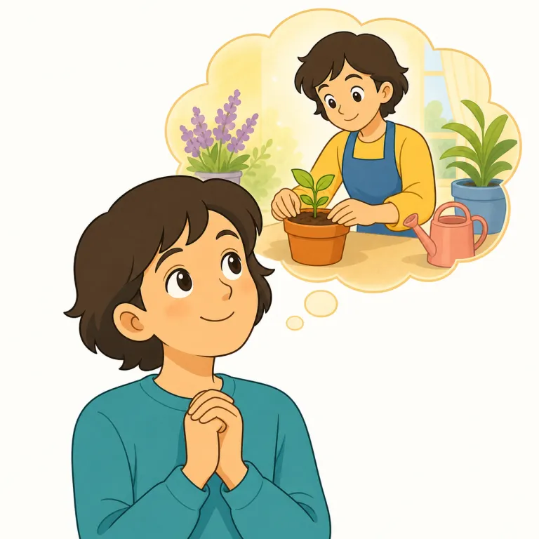 hope to（～したいと思っている・動詞）の覚え方イラスト — このエントリは hope to の基本義「〜することを望む」とは別に、「〜したいと思っている」という気持ちや意向の表現として覚えます