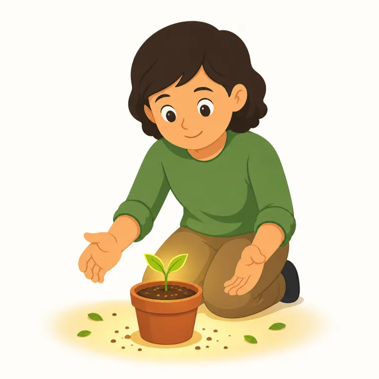 hopefully（願わくば・副詞）の覚え方イラスト — hopefully は、話し手が「そうなってほしい」と文全体に期待を添える副詞としてよく使われます