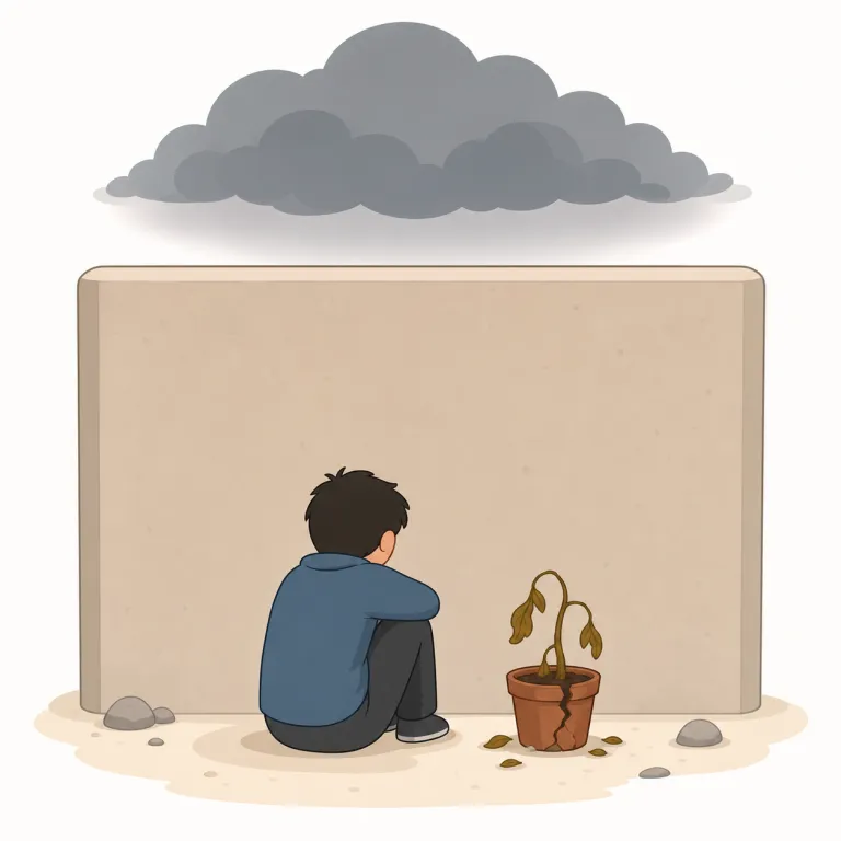 hopelessnessの覚え方イラスト