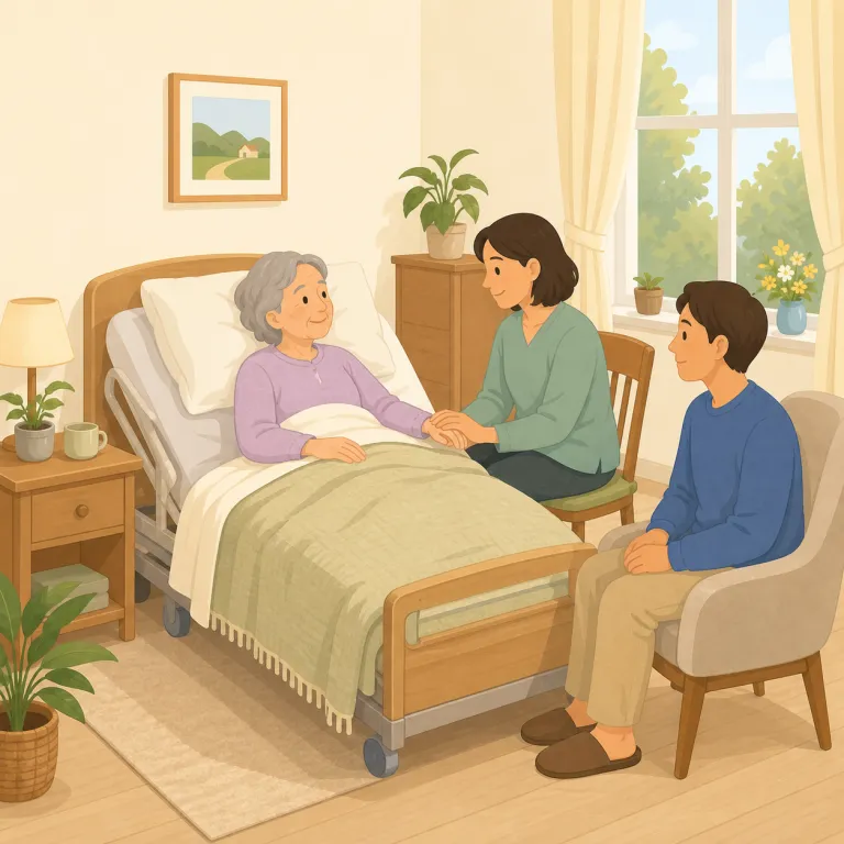 hospiceの覚え方イラスト