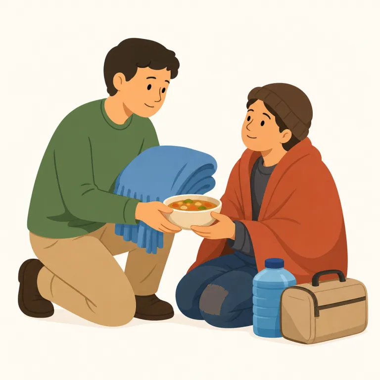 humanitarianの覚え方イラスト