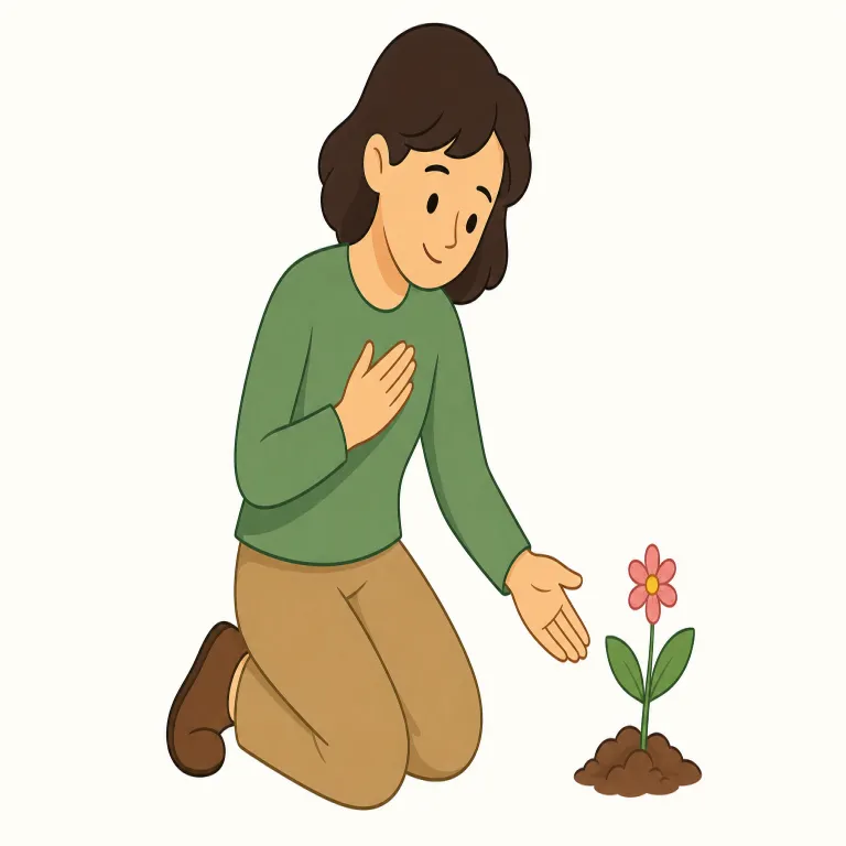 humilityの覚え方イラスト