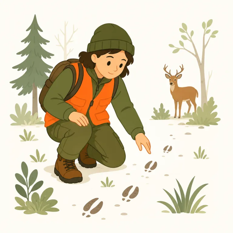 hunting（狩猟・名詞）の覚え方イラスト — このエントリの hunting は「捜索」ではなく、動物を追って捕らえる活動としての「狩猟」です