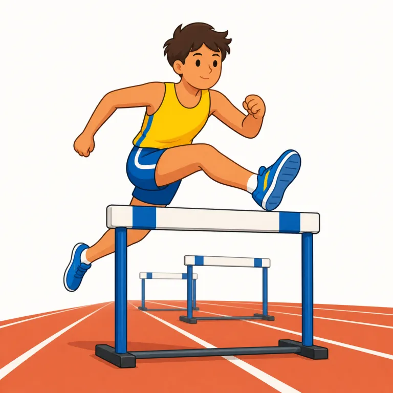 hurdlingの覚え方イラスト