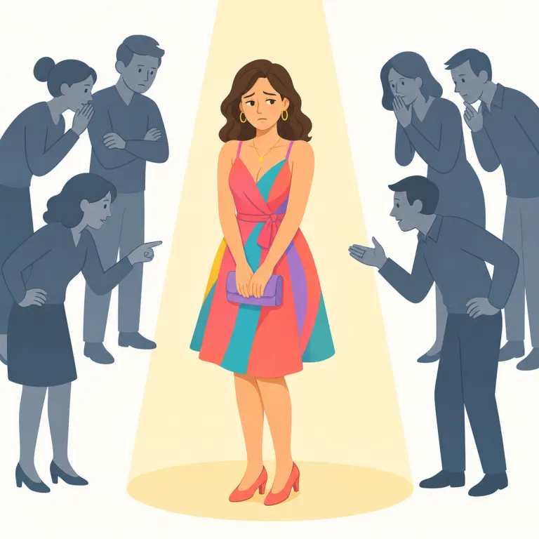 hussy（ふしだらな女（侮蔑的）・名詞）の覚え方イラスト — hussy は日常で使う語として覚えるより、「古風でかなり失礼な、女性への罵倒語」というまとまりで覚えると残りやすい