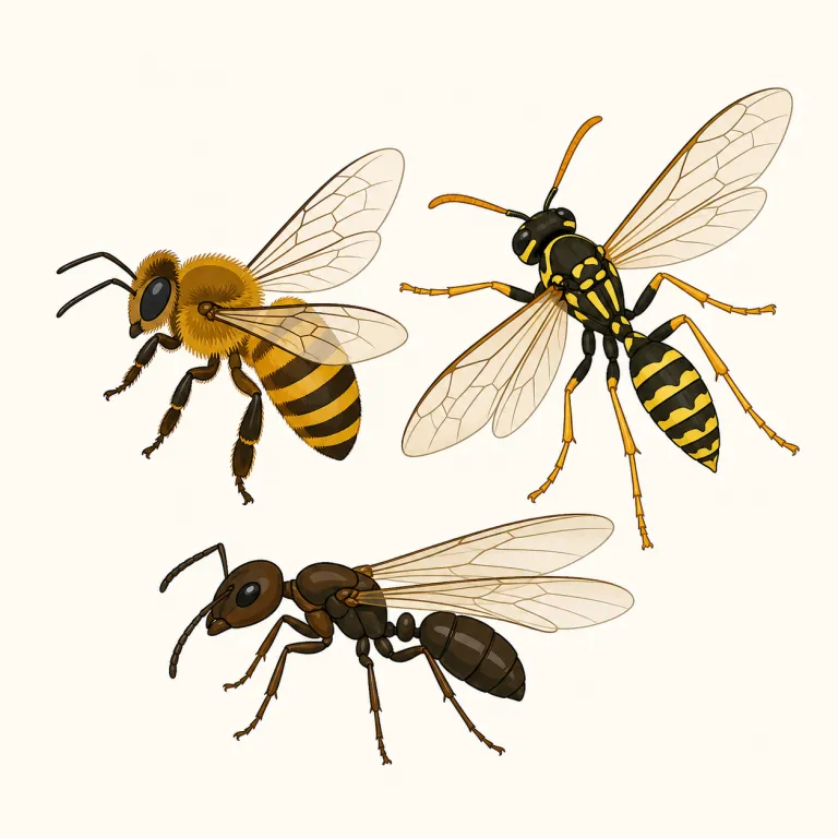 hymenoptera（膜翅目・noun）の覚え方イラスト