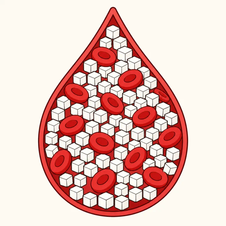 hyperglycemia（高血糖・noun）の覚え方イラスト