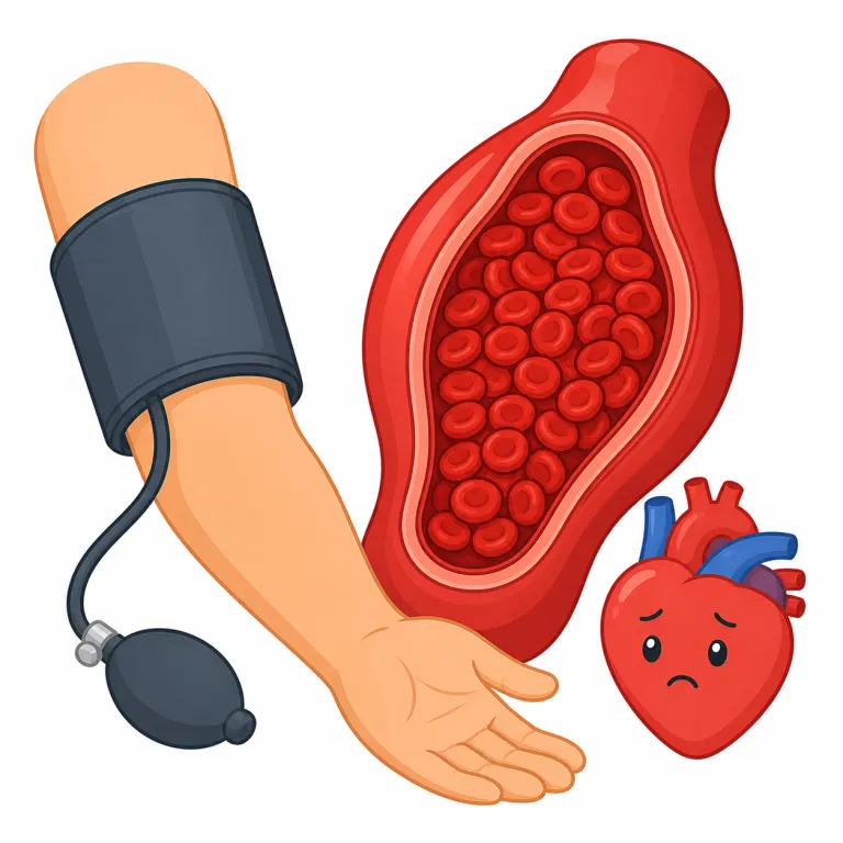 hypertensionの覚え方イラスト