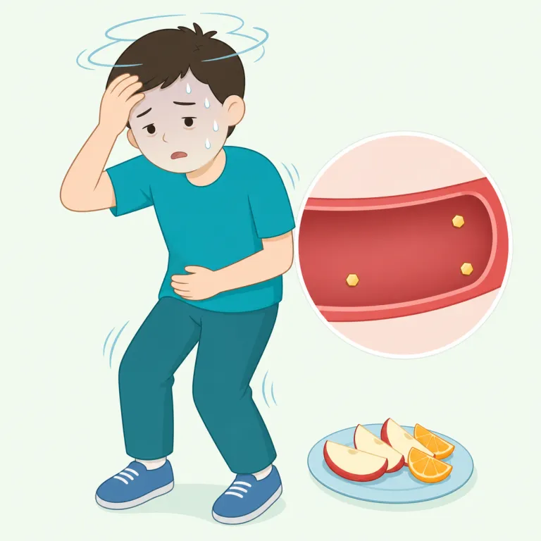 hypoglycemia（低血糖症・名詞）の覚え方イラスト — まず hyperglycemia（高血糖）と対で覚えると整理しやすいです