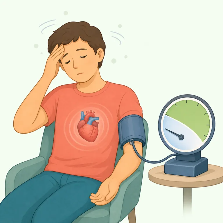 hypotension（低血圧・名詞）の覚え方イラスト — hypo- は英単語で「低い・不足」の方向を表す型として覚えると強いです