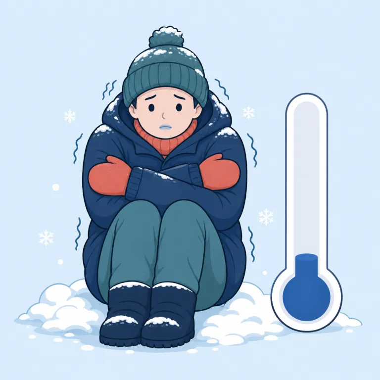 hypothermia（低体温症・名詞）の覚え方イラスト — まず thermo を thermometer や thermal と同じ「熱・体温」の仲間として押さえると覚えやすいです
