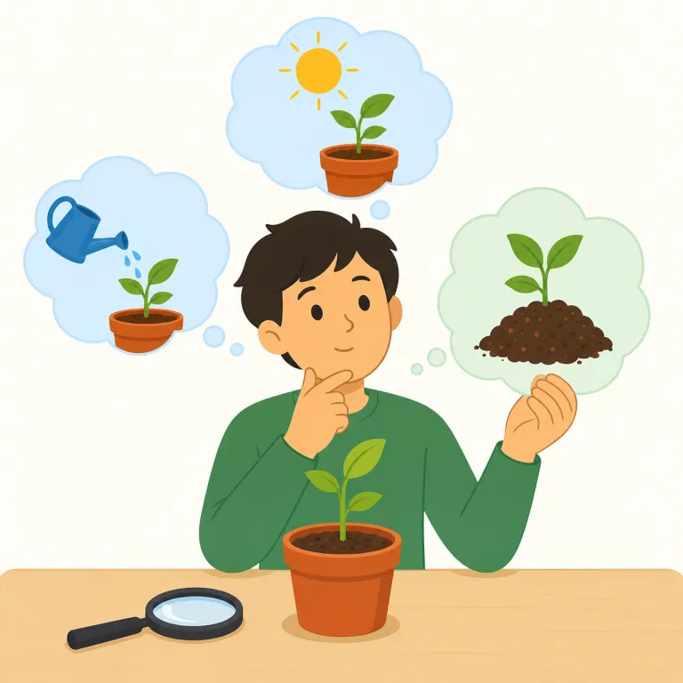 hypothesize（仮説を立てる・動詞）の覚え方イラスト — hypothesis（仮説）をそのまま動詞化した語だと押さえると覚えやすいです
