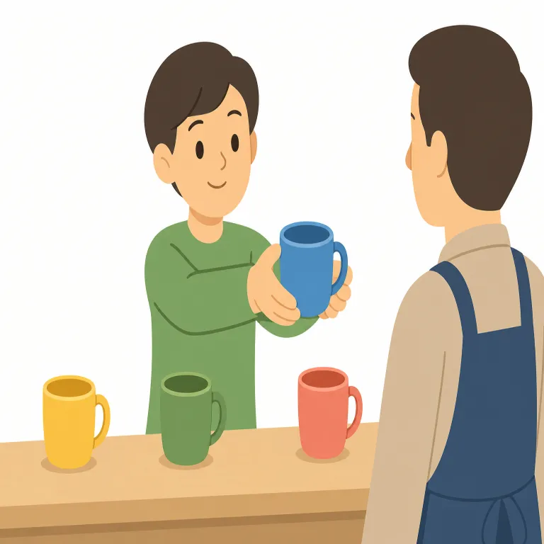 i'll take it（これにします）の覚え方イラスト — takeは基本の「取る」