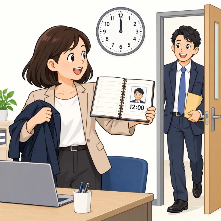i have an appointment（約束がある・other）の覚え方イラスト