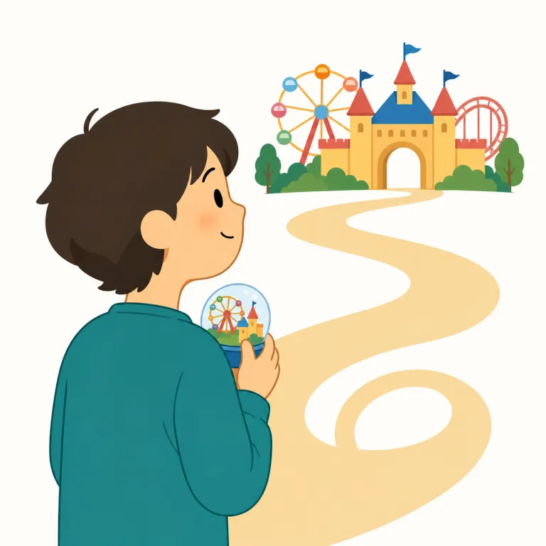 i want to go again（また行きたい）の覚え方イラスト — まず塊で覚えると楽です