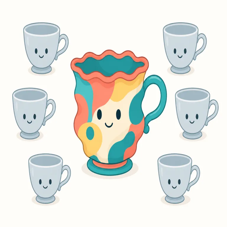 idiosyncratic（特異な・形容詞）の覚え方イラスト — idiosyncratic は、まず unique・peculiar・quirky の近くに置くと覚えやすい語です