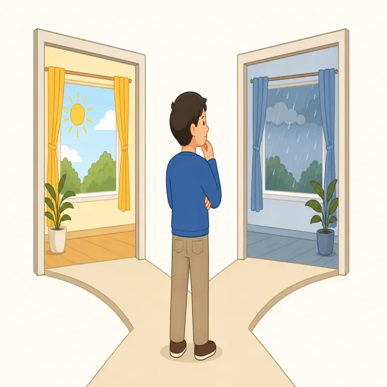 if（もし〜なら・接続詞）の覚え方イラスト — if は、ある条件を置いて「その場合は」と結果につなげる接続詞です