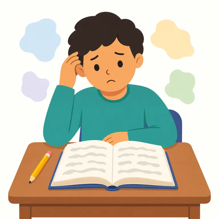 illiteracyの覚え方イラスト
