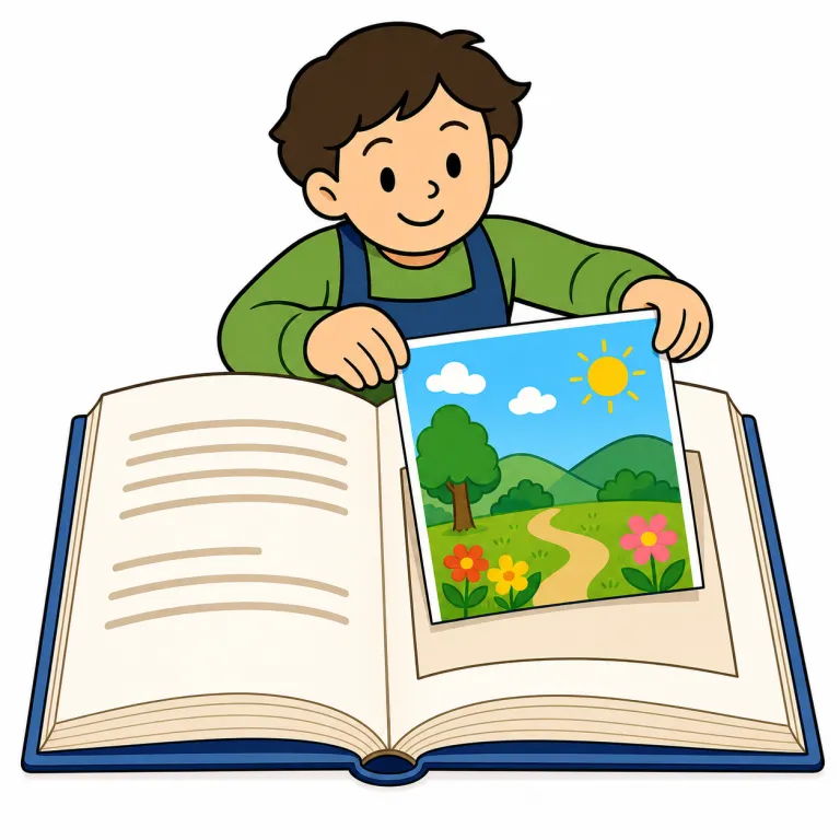 illustrate（挿絵を入れる・verb）の覚え方イラスト