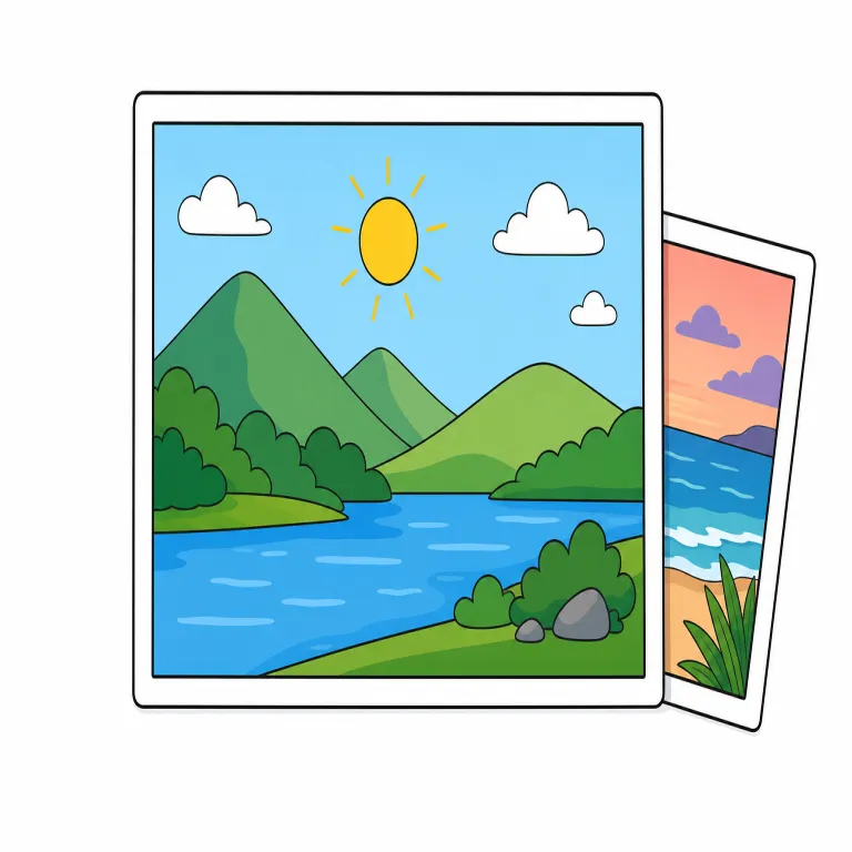 image（画像・名詞）の覚え方イラスト — このエントリの image は、基本義の「印象、イメージ」ではなく、目に見える形として表された「画像・像」を指します