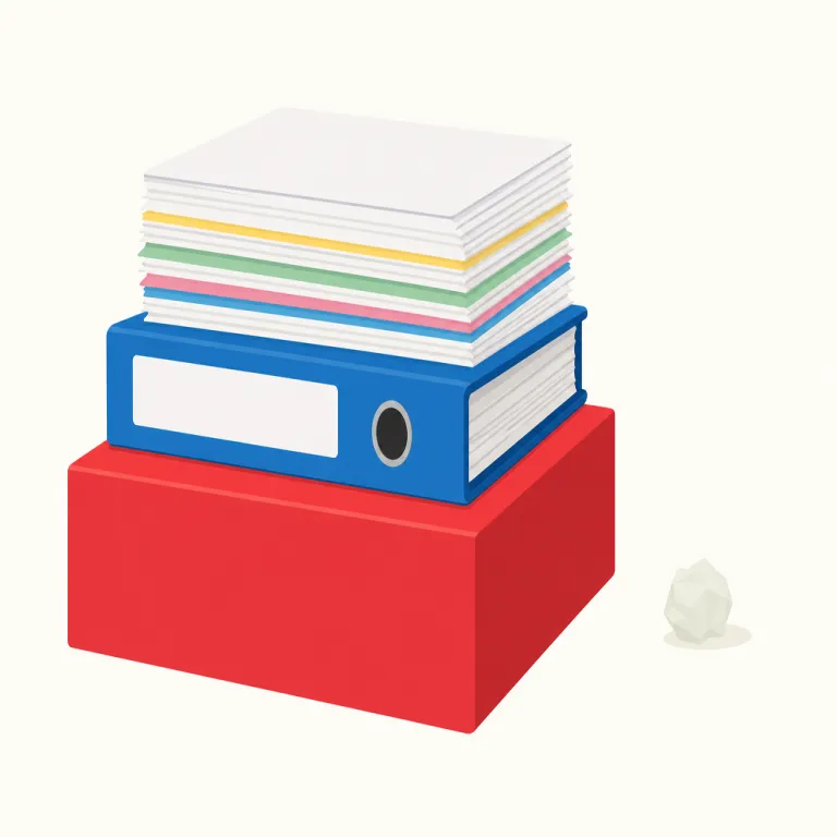 immaterial（重要ではない・形容詞）の覚え方イラスト — material を「材料」だけでなく「重要な・本質に関わる」とセットで覚えると、immaterial はその逆で「結論や判断に材料として効かない→重要ではない」と取りや…