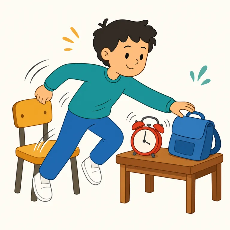 immediately（すぐに・副詞）の覚え方イラスト — immediate（即時の）に -ly が付いた副詞、とまず押さえると覚えやすいです