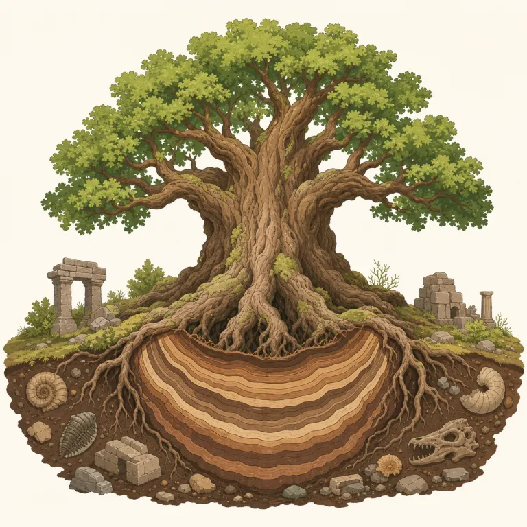 immemorial（太古の昔の・形容詞）の覚え方イラスト — memory / memorial を知っていると軸がつかみやすい語