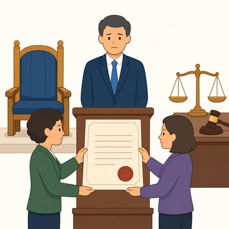 impeachmentの覚え方イラスト