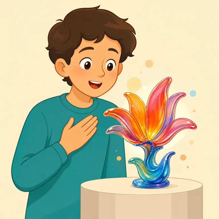 impressed（感銘を受けた・形容詞）の覚え方イラスト — impress を「心に印を押す」と捉えると、impressed は「心に強い印象を刻まれた状態」と覚えられます