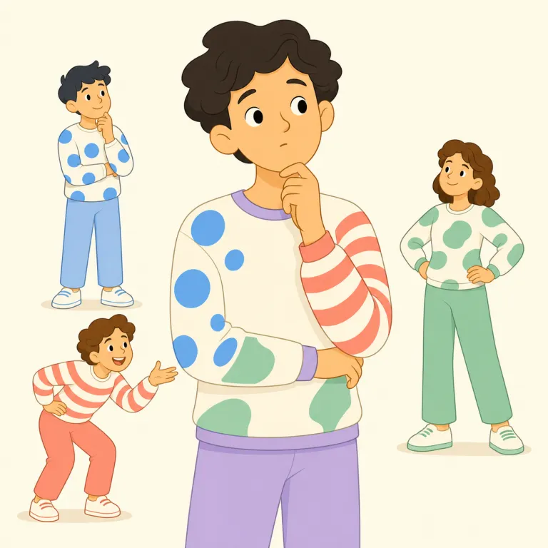 impressionable（感化されやすい・形容詞）の覚え方イラスト — impression を「印象」、-able を「〜しやすい」と見ると、「印象を受けやすい人」→「周囲に感化されやすい」とつながる