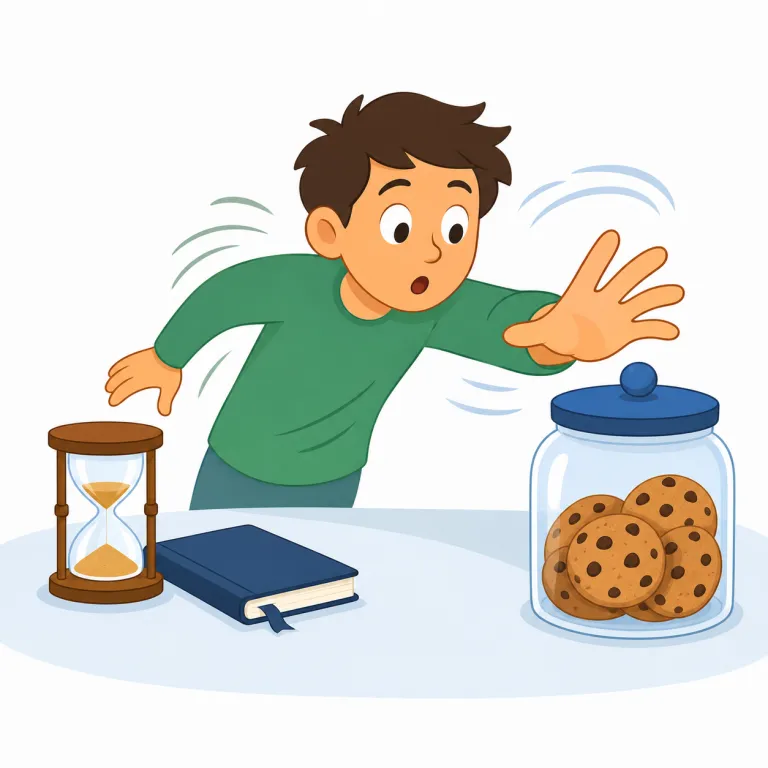 impulsivity（衝動性・名詞）の覚え方イラスト — impulse（衝動）→ impulsive（衝動的な）→ impulsivity（衝動性）と、語形のつながりで覚えると定着しやすい語です