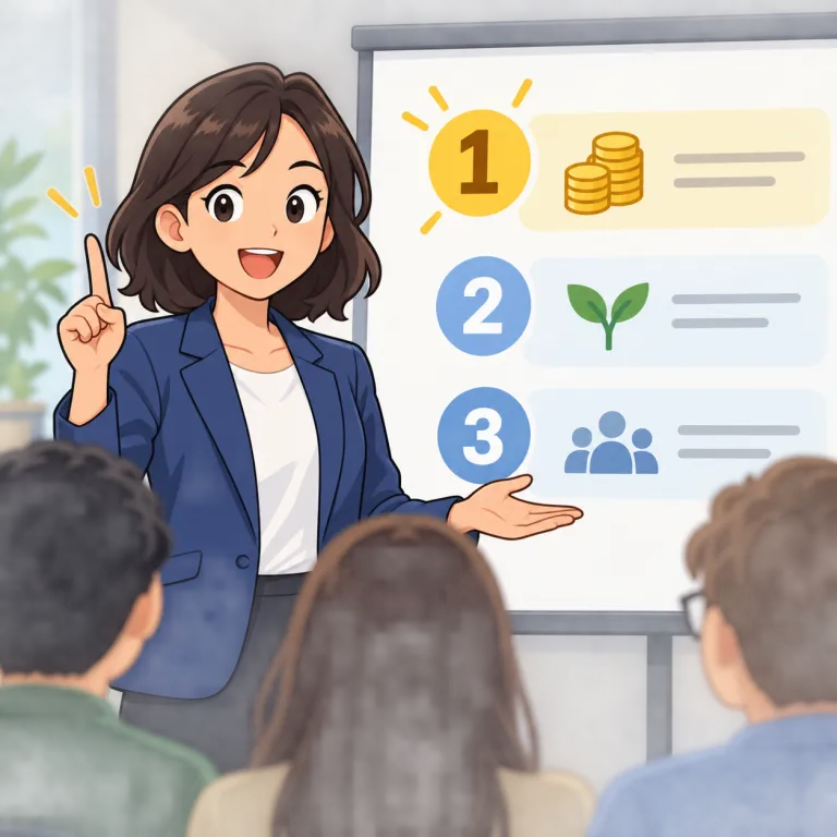 in the first place（第一に・idiom）の覚え方イラスト