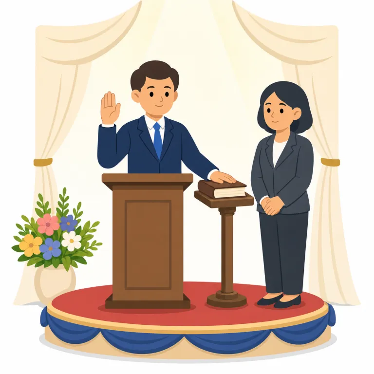 inaugurationの覚え方イラスト