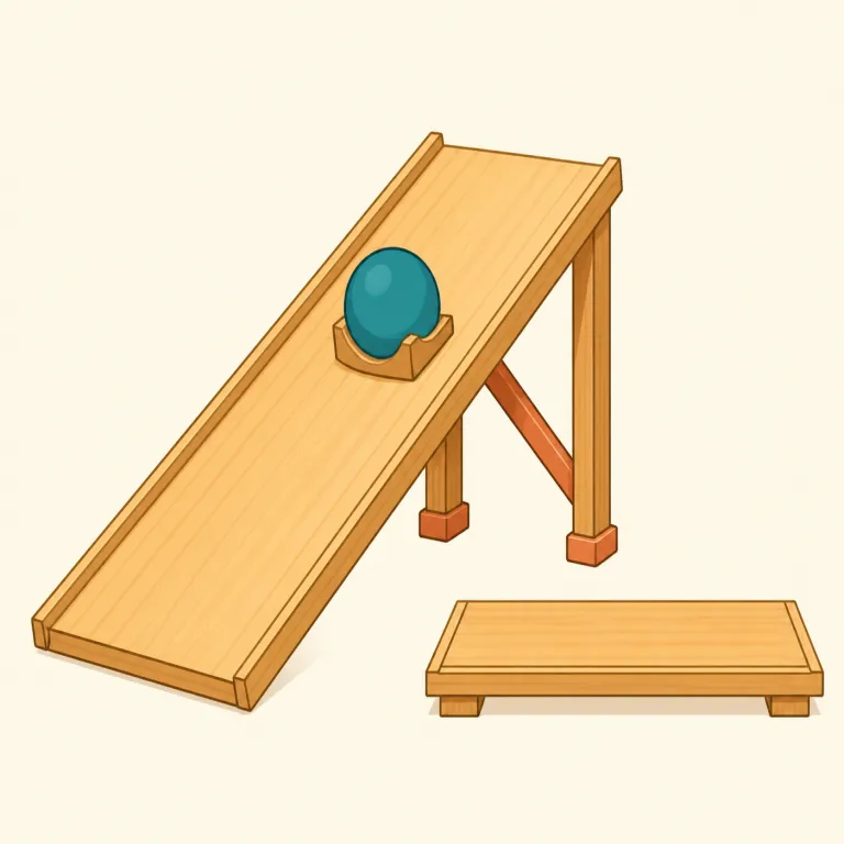 inclination（傾き・名詞）の覚え方イラスト — incline（傾く、坂になる）を知っていれば、inclination はその名詞形で「傾いていること・傾き」と取れる